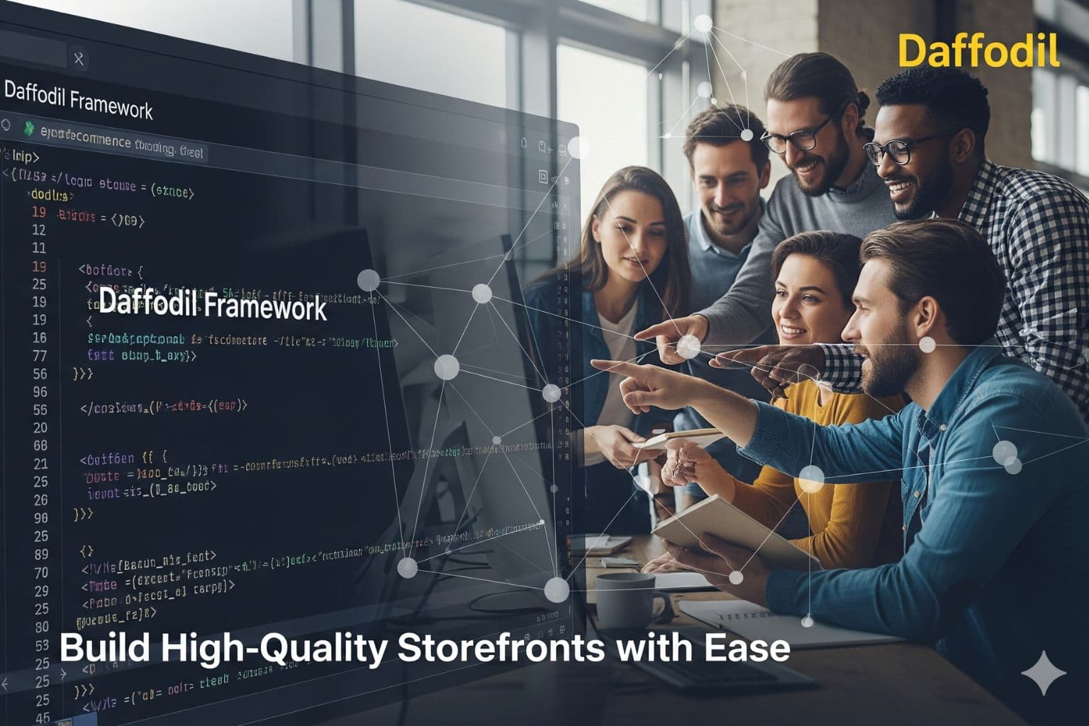 Ecommerce storefront example using Daffodil