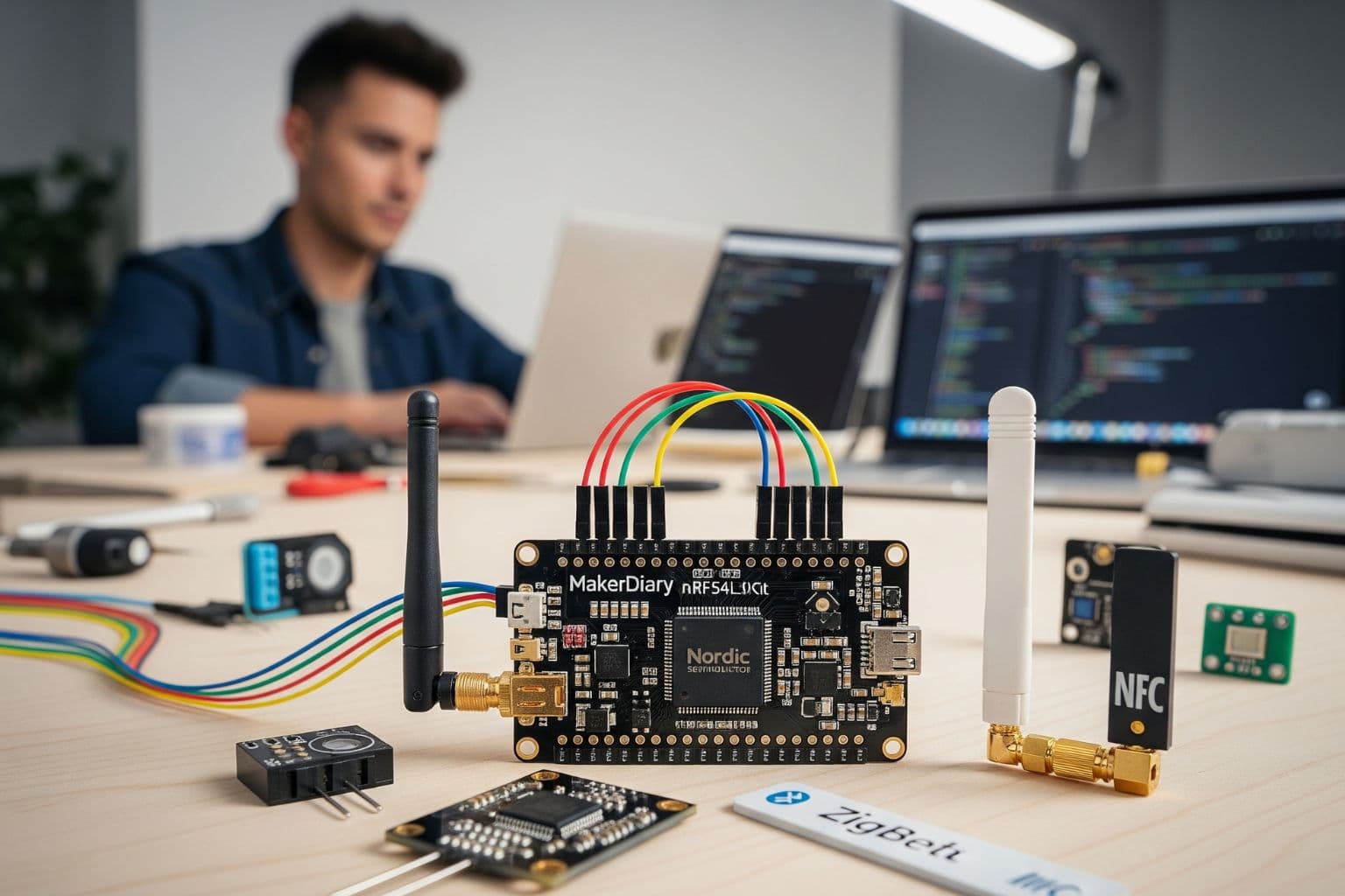 MakerDiary nRF54L15 Connect Kit pinout diagram