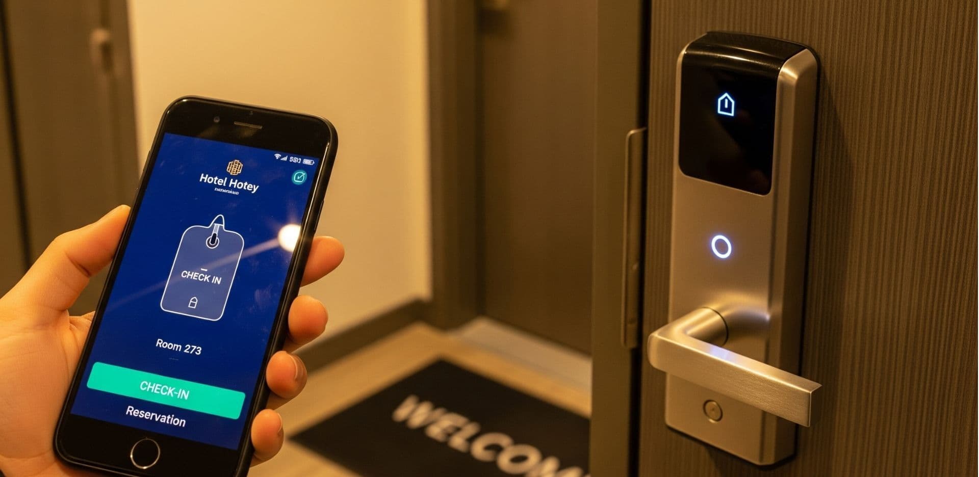 Keyless Checkin Solutions | Secure Contactless Hotel Automation in Europe